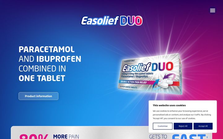 Skärmbild av easoliefduo.ie