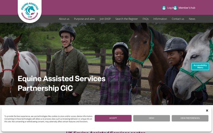 Screenshot of easp.co.uk
