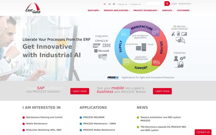Screenshot of east-gate.eu