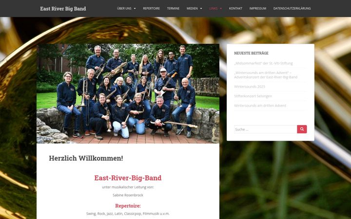 Screenshot of east-river-big-band.de