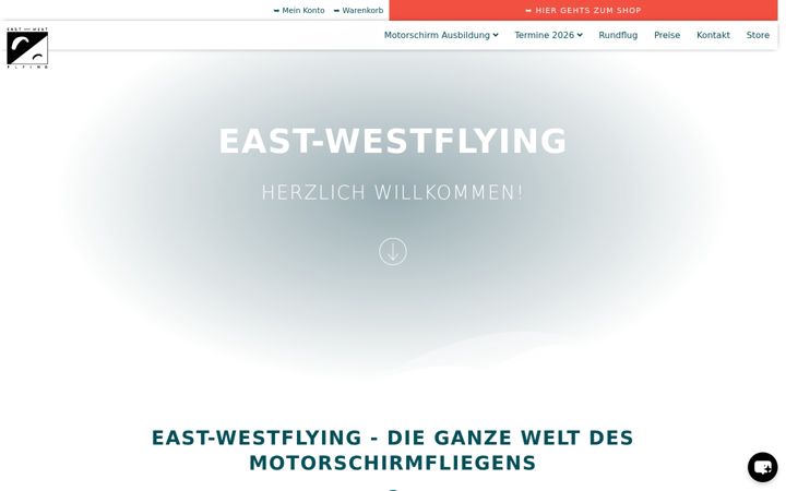 Ekraanipilt saidist east-westflying.de