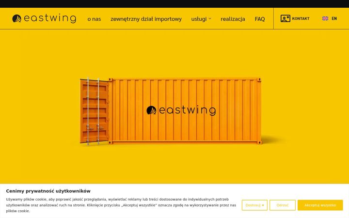 Captura de pantalla de east-wing.pl