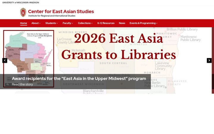 Capture d'écran de eastasia.wisc.edu
