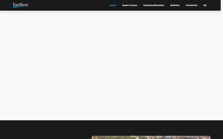 Screenshot stránky eastbanc.pt