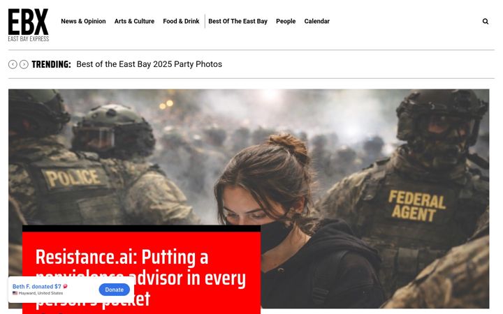 Screenshot of eastbayexpress.com
