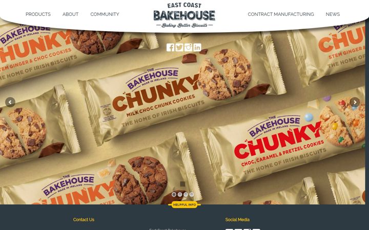 Screenshot of eastcoastbakehouse.com