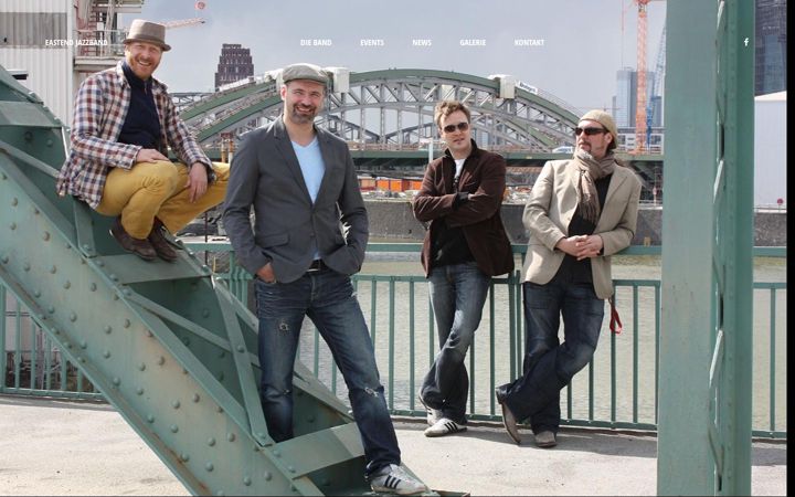 Screenshot of eastend-jazzband.de