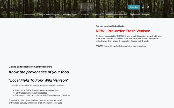 Screenshot of eastern-deer.square.site