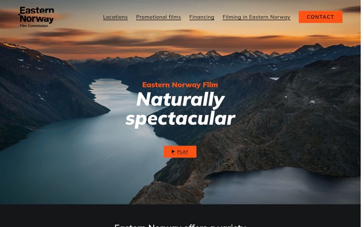 Captura de ecrã de easternnorwayfilm.no