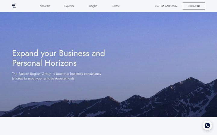 Screenshot of easternregiongroup.com