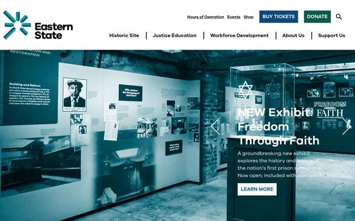 Screenshot of easternstate.org