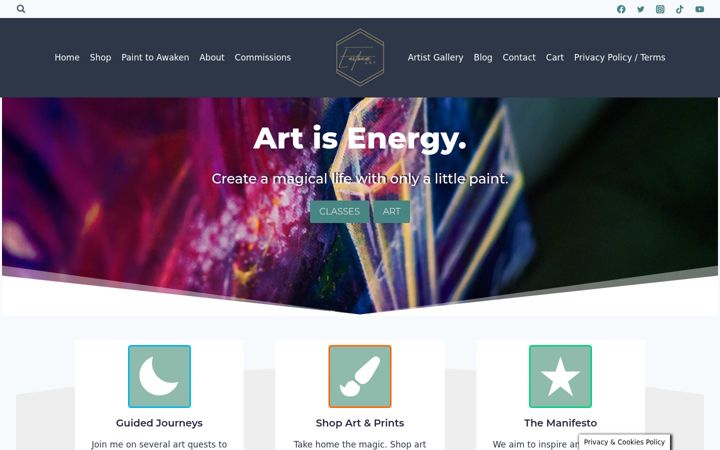 Screenshot of easthamart.com