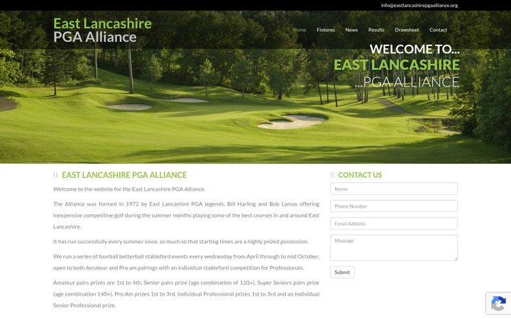 Screenshot of eastlancashirepgaalliance.org