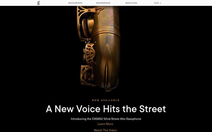 Screenshot of eastmanwinds.eu