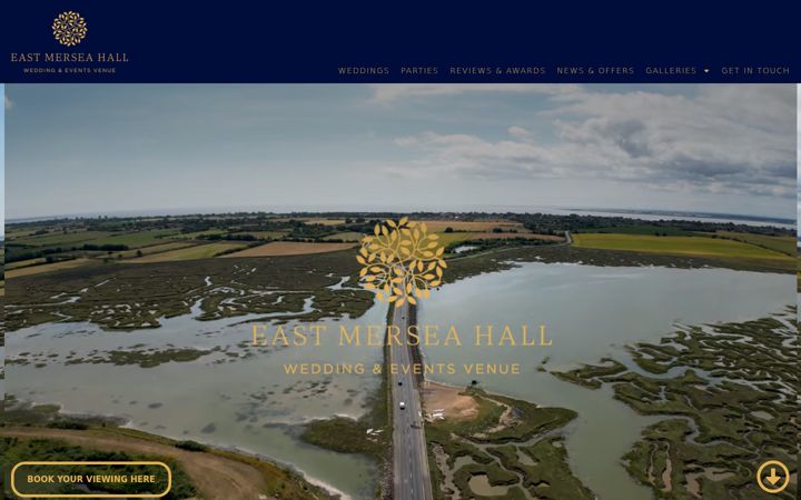 Screenshot of eastmerseahall.com