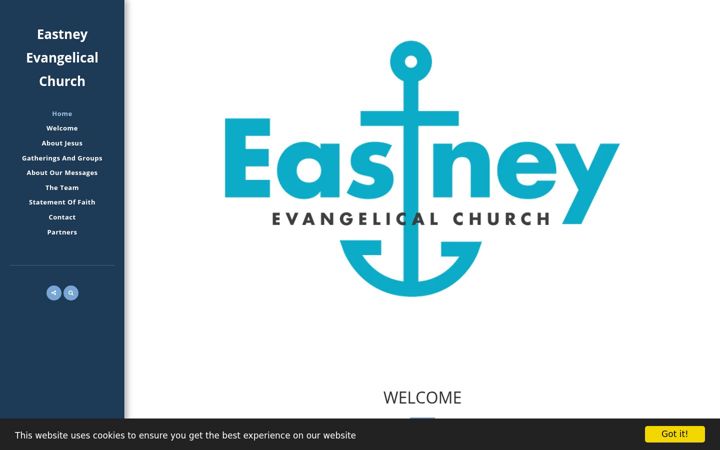 Screenshot of eastneychurch.org