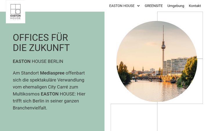 Screenshot of eastonhouse.de