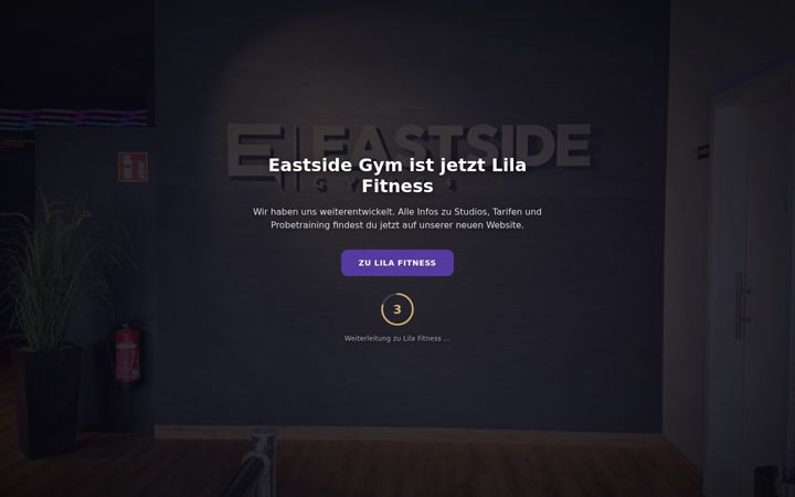 Screenshot of eastside-gym24.de
