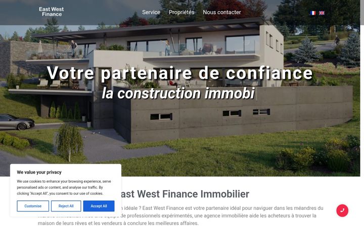 Captura de pantalla de eastwestfinance.net