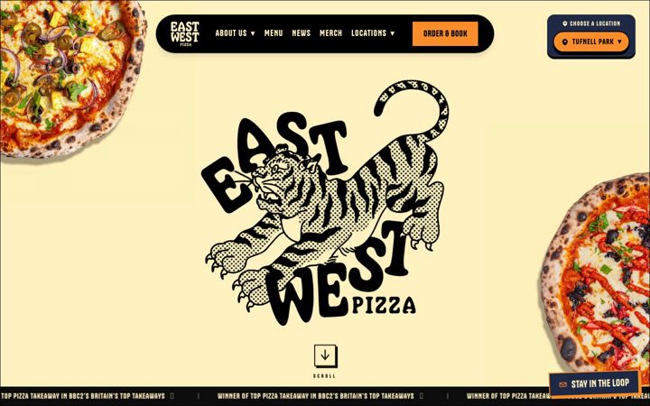 Screenshot of eastwestlondon.com