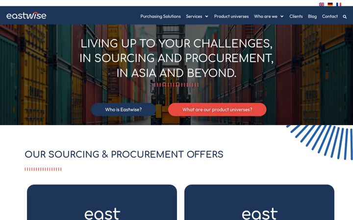 Ekraanipilt saidist eastwise.co