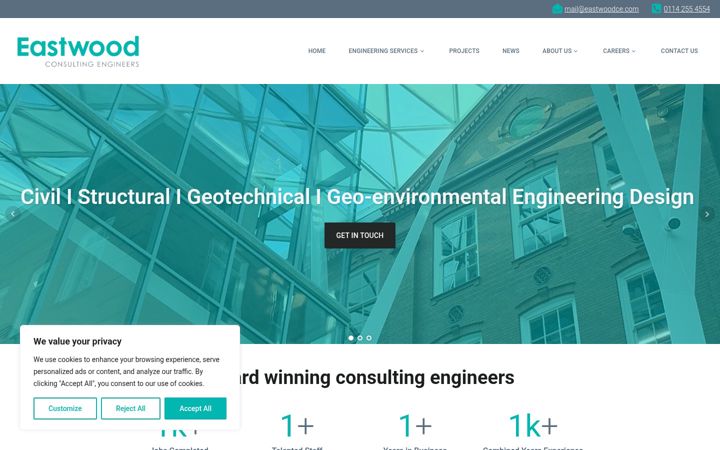 Screenshot of eastwoodce.com