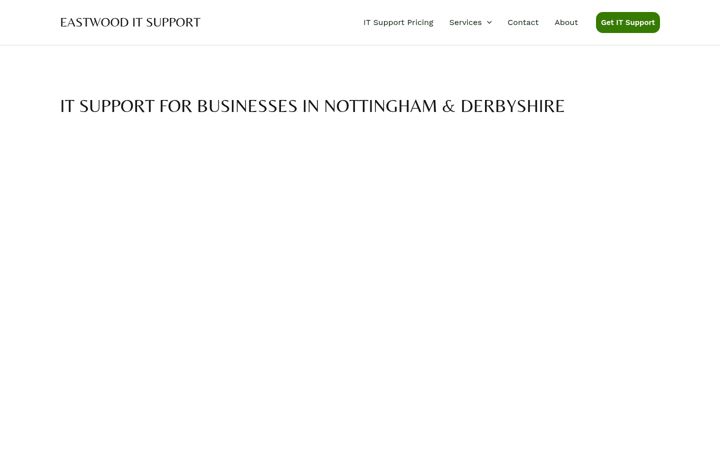 Captura de pantalla de eastwooditsupport.co.uk
