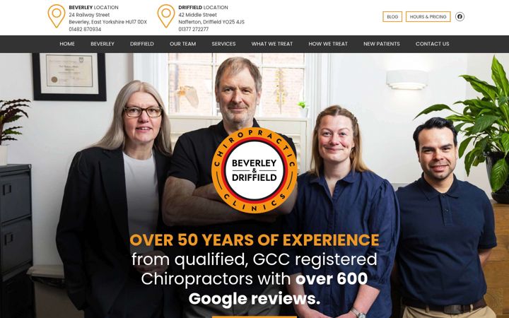 Screenshot of eastyorkschiro.co.uk