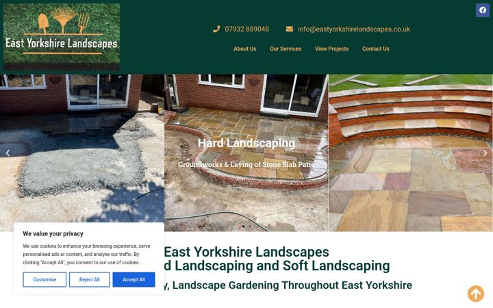 Screenshot of eastyorkshirelandscapes.co.uk