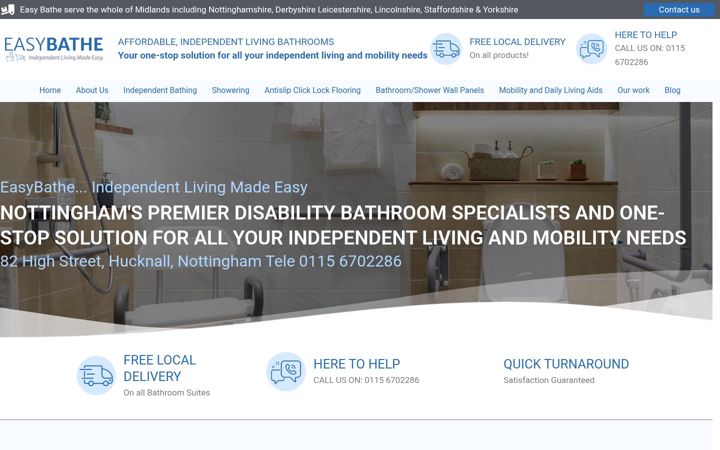 Screenshot of easy-bathe.co.uk