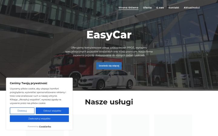 Captura de pantalla de easy-car.pl