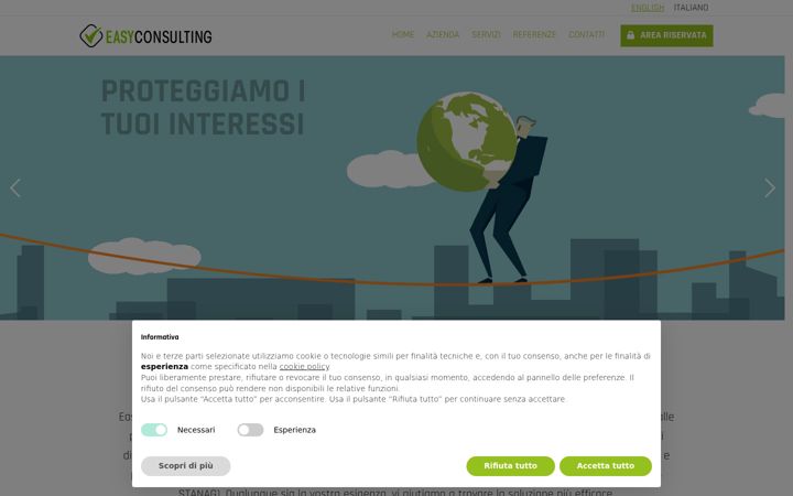 Ekrano kopija easy-consulting.it