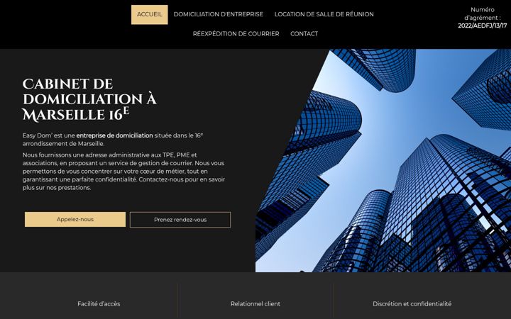 Screenshot of easy-dom.com