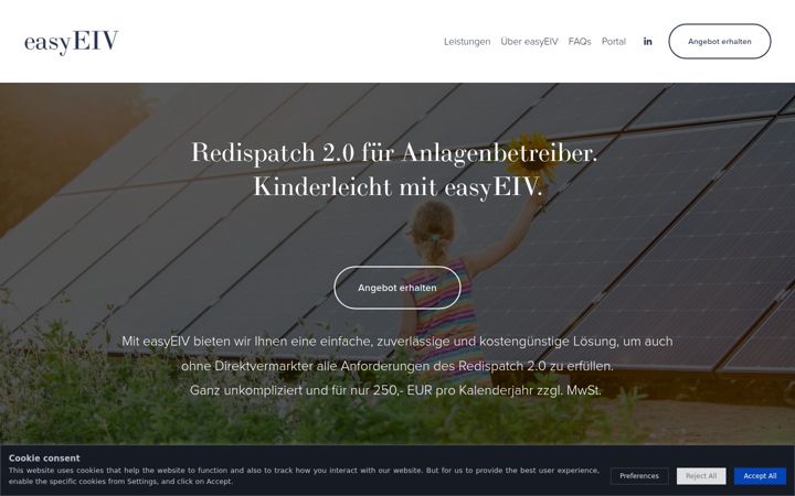 Screenshot stránky easy-eiv.de