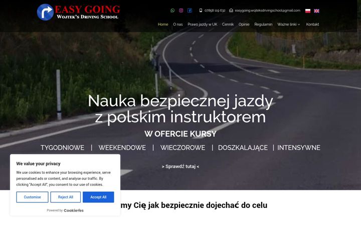 Screenshot of easy-going.co.uk