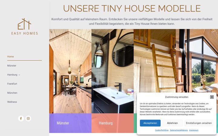 Screenshot of easy-homes.eu