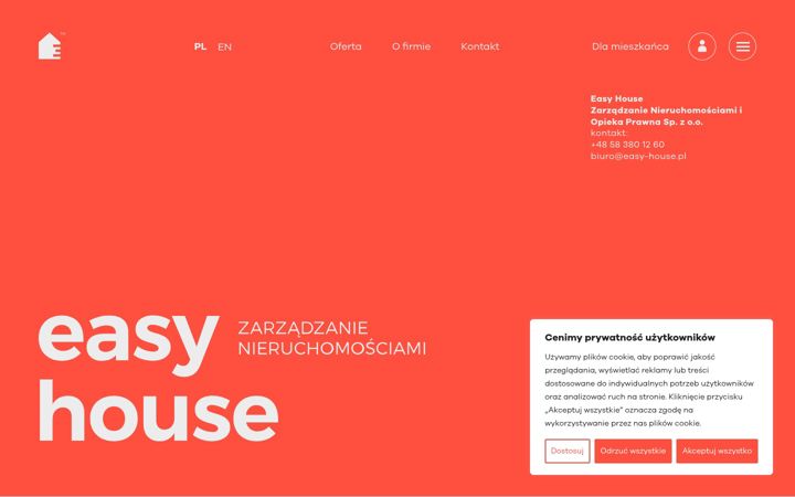 Captura de ecrã de easy-house.pl