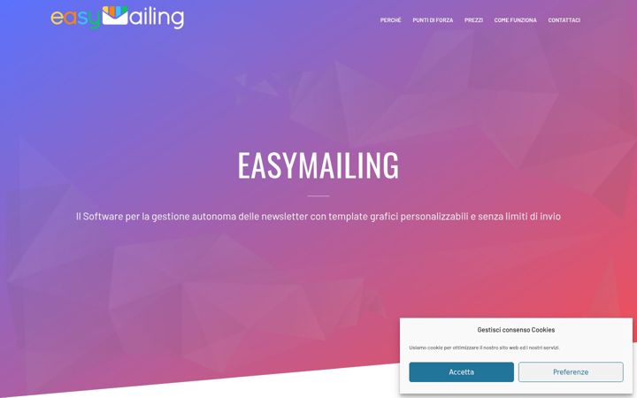 Ekrano kopija easy-mailing.it