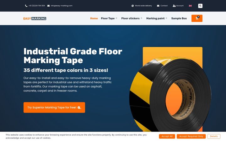 Screenshot of easy-marking.com