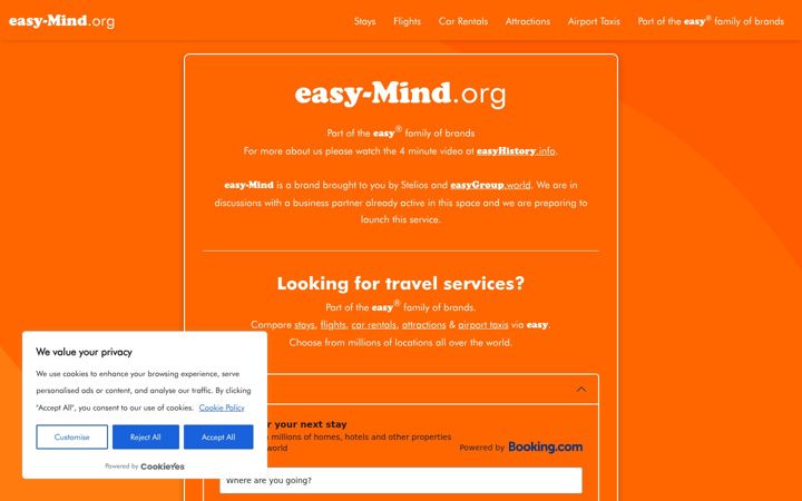 Screenshot of easy-mind.org