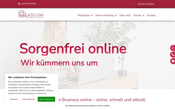 Screenshot of easy-om.de