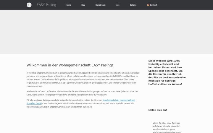 Snimka zaslona za easy-pasing.de