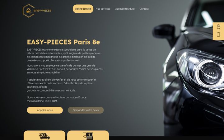 Screenshot of easy-pieces10.com