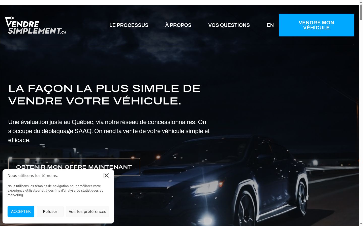Sutikimo reklamjuostės, rodytos prieš bet kokią sąveiką, ekrano kopija