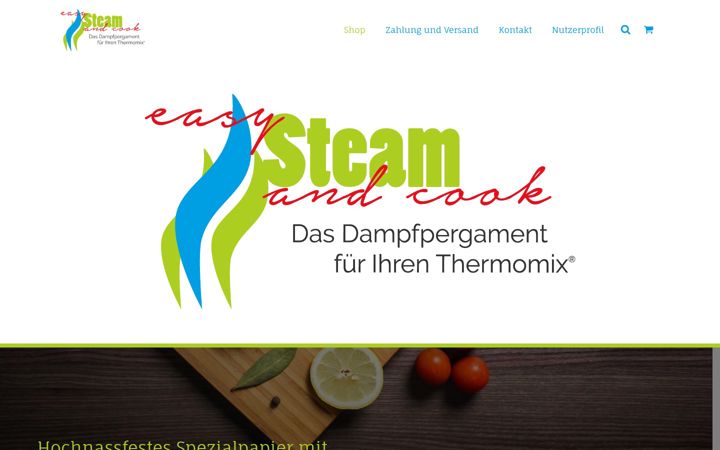 Képernyőkép: easy-steam-and-cook.shop