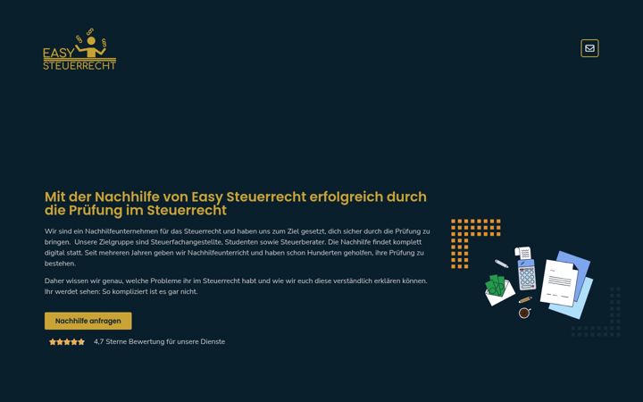 Screenshot of easy-steuerrecht.de
