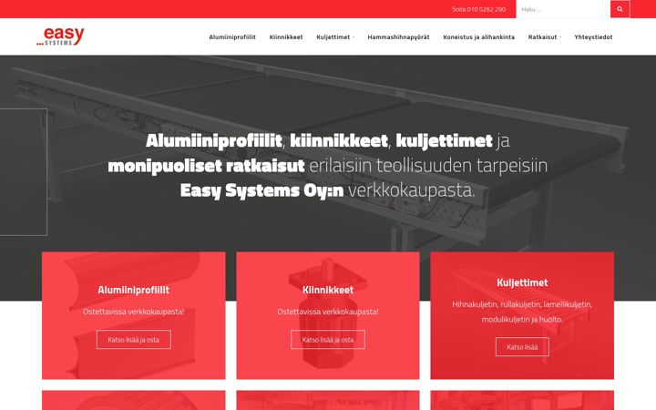 Screenshot di easy-systems.fi