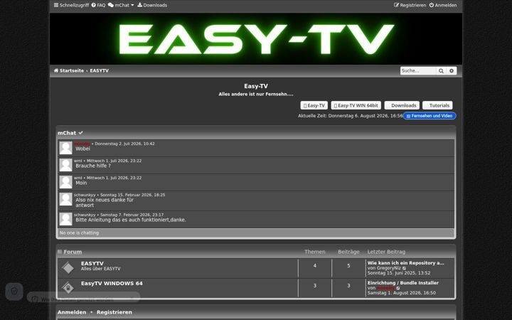 Screenshot of easy-tv.org