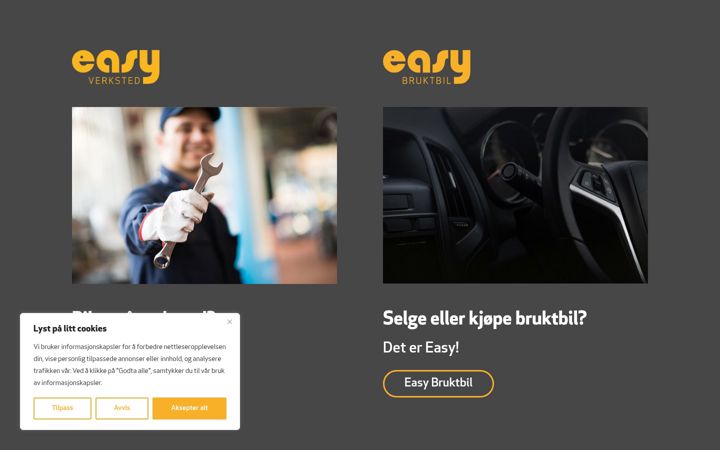 Captura de ecrã de easy.no