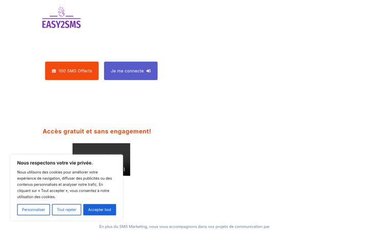 Screenshot of easy2sms.fr